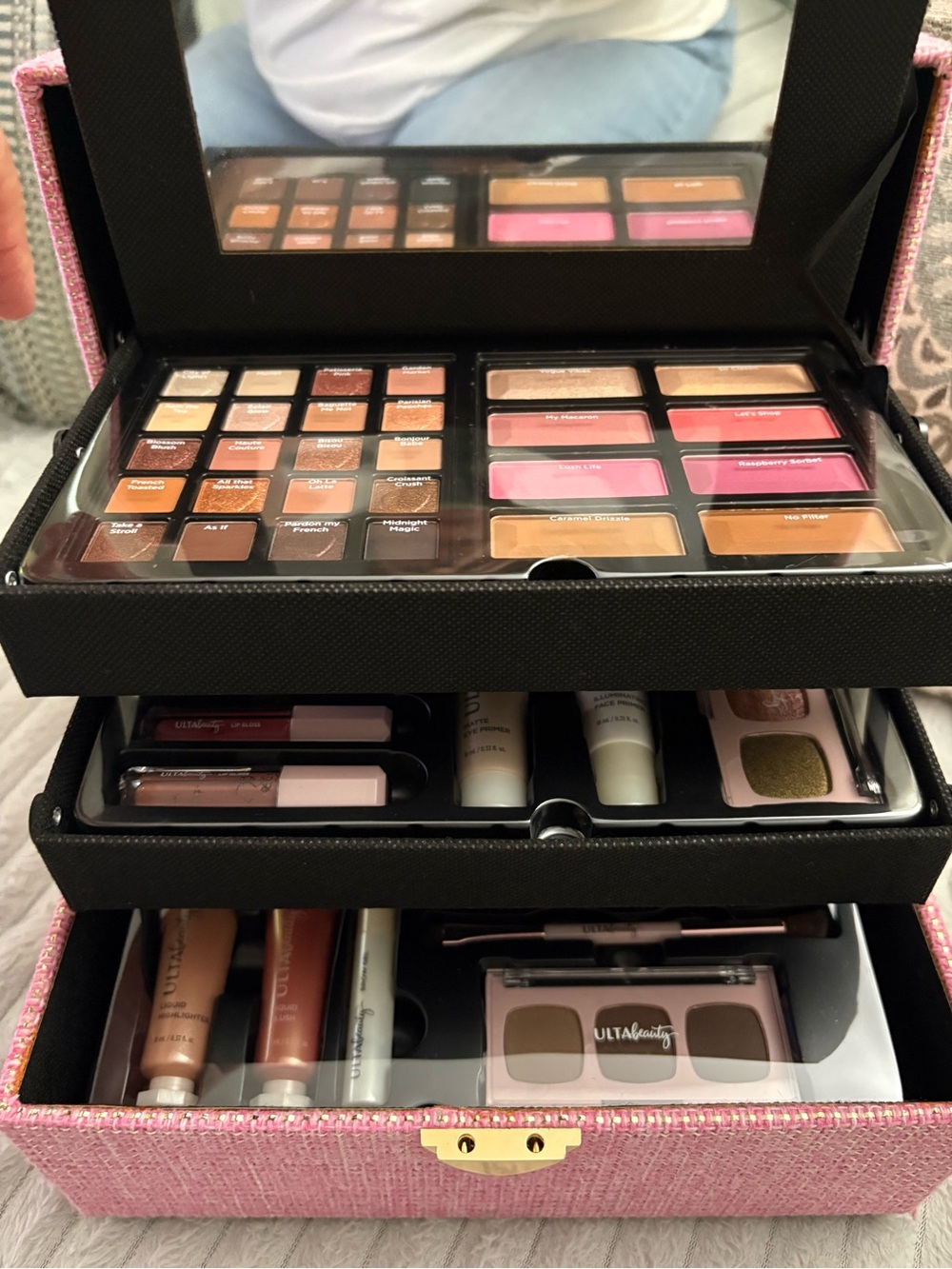Ulta Beauty Pink Makeup Palette Set — Neutrals, Pinks & Gold Accent